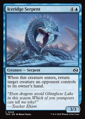 Iceridge Serpent - Foil<br /><span class="collector-number">Collector No. 49</span>