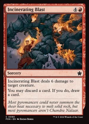 Incinerating Blast - Foil<br /><span class="collector-number">Collector No. 90</span>