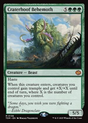 Craterhoof Behemoth<br /><span class="collector-number">Collector No. 138p</span>