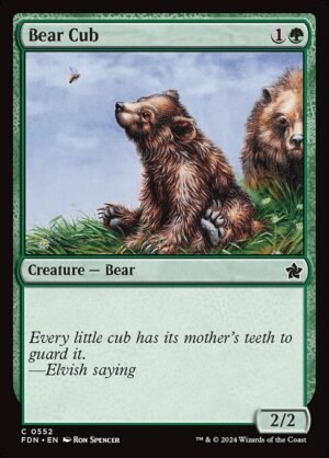 Bear Cub<br /><span class="collector-number">Collector No. 552</span>