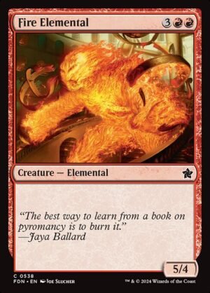 Fire Elemental<br /><span class="collector-number">Collector No. 538</span>