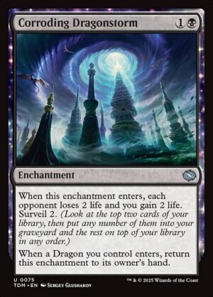 Corroding Dragonstorm<br /><span class="collector-number">Collector No. 75</span>