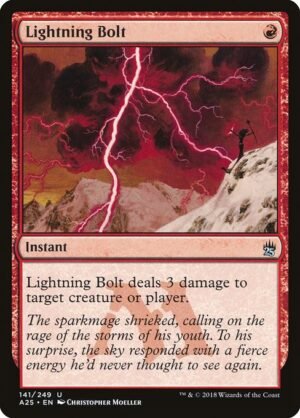 Lightning Bolt - Foil<br /><span class="collector-number">Collector No. 141</span>