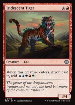 Iridescent Tiger - Foil<br /><span class="collector-number">Collector No. 109</span>