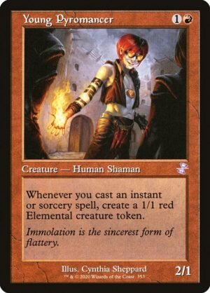 Young Pyromancer - Foil<br /><span class="collector-number">Collector No. 353</span>