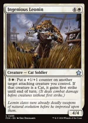 Ingenious Leonin<br /><span class="collector-number">Collector No. 495</span>