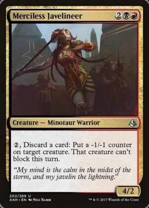 Merciless Javelineer<br /><span class="collector-number">Collector No. 202</span>
