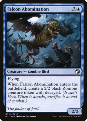Falcon Abomination - Foil<br /><span class="collector-number">Collector No. 52</span>
