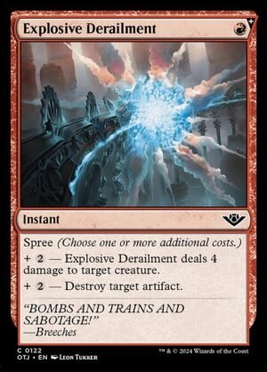 Explosive Derailment - Foil<br /><span class="collector-number">Collector No. 122</span>