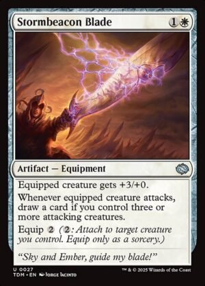 Stormbeacon Blade - Foil<br /><span class="collector-number">Collector No. 27</span>