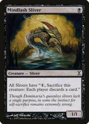 Mindlash Sliver - Foil<br /><span class="collector-number">Collector No. 118</span>