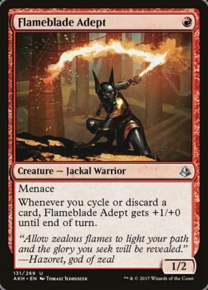 Flameblade Adept<br /><span class="collector-number">Collector No. 131</span>