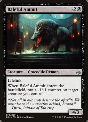Baleful Ammit<br /><span class="collector-number">Collector No. 79</span>
