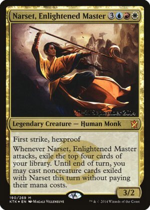 Narset, Enlightened Master - Foil<br /><span class="collector-number">Collector No. 190s</span>