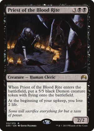 Priest of the Blood Rite<br /><span class="collector-number">Collector No. 112</span>