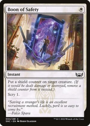 Boon of Safety - Foil<br /><span class="collector-number">Collector No. 4</span>