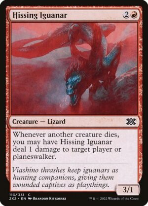 Hissing Iguanar - Foil<br /><span class="collector-number">Collector No. 113</span>