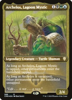 Archelos, Lagoon Mystic - Etched<br /><span class="collector-number">Collector No. 588</span>