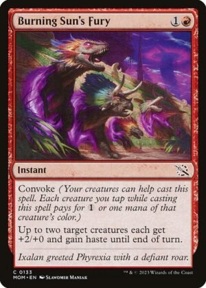 Burning Sun's Fury - Foil<br /><span class="collector-number">Collector No. 133</span>