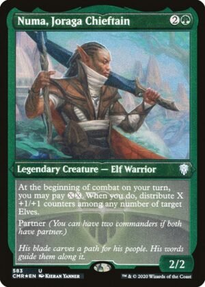 Numa, Joraga Chieftain - Etched<br /><span class="collector-number">Collector No. 583</span>