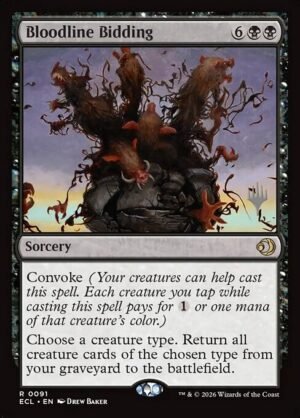 Bloodline Bidding - Foil<br /><span class="collector-number">Collector No. 91p</span>