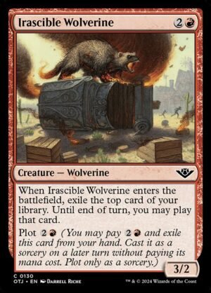 Irascible Wolverine - Foil<br /><span class="collector-number">Collector No. 130</span>