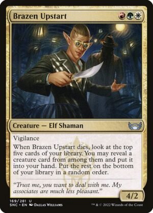 Brazen Upstart - Foil<br /><span class="collector-number">Collector No. 169</span>