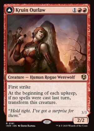 Kruin Outlaw // Terror of Kruin Pass - Foil<br /><span class="collector-number">Collector No. 161</span>