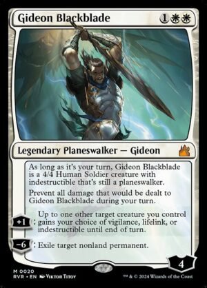 Gideon Blackblade - Foil<br /><span class="collector-number">Collector No. 20</span>