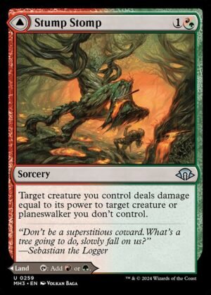 Stump Stomp // Burnwillow Clearing - Foil<br /><span class="collector-number">Collector No. 259</span>