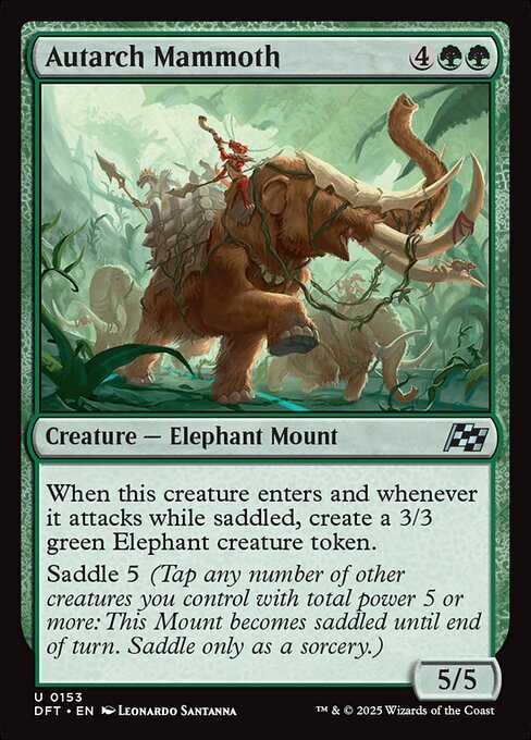 Autarch Mammoth<br /><span class="collector-number">Collector No. 153</span>