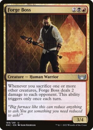 Forge Boss - Foil<br /><span class="collector-number">Collector No. 189</span>