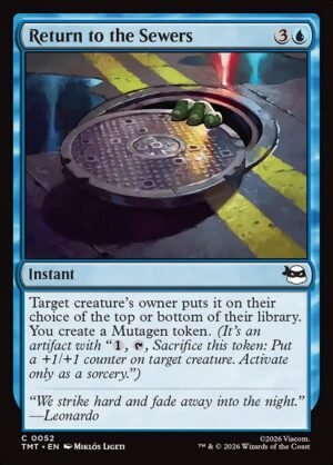 Return to the Sewers<br /><span class="collector-number">Collector No. 52</span>