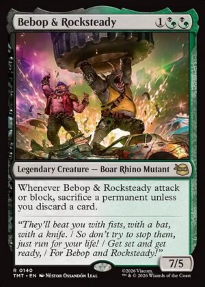 Bebop & Rocksteady - Foil<br /><span class="collector-number">Collector No. 140</span>