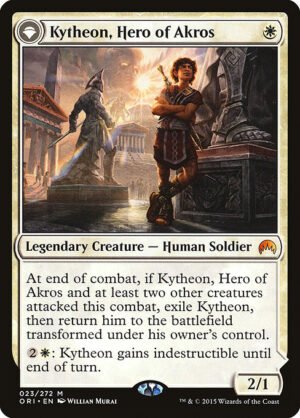 Kytheon, Hero of Akros // Gideon, Battle-Forged<br /><span class="collector-number">Collector No. 23</span>