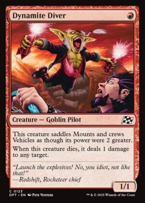 Dynamite Diver<br /><span class="collector-number">Collector No. 123</span>