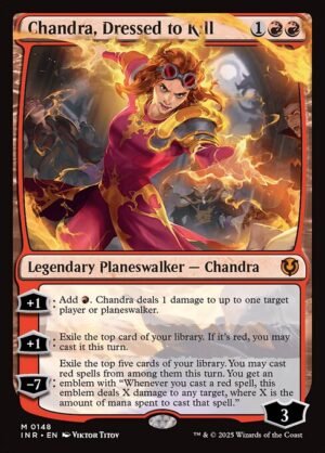 Chandra, Dressed to Kill - Foil<br /><span class="collector-number">Collector No. 148</span>