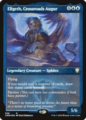 Eligeth, Crossroads Augur - Etched<br /><span class="collector-number">Collector No. 556</span>