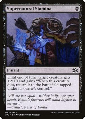 Supernatural Stamina - Foil<br /><span class="collector-number">Collector No. 93</span>