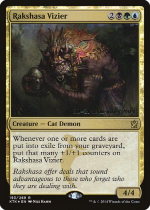Rakshasa Vizier - Foil<br /><span class="collector-number">Collector No. 193s</span>