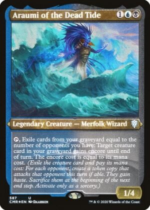 Araumi of the Dead Tide - Etched<br /><span class="collector-number">Collector No. 587</span>