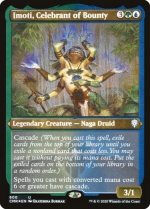 Imoti, Celebrant of Bounty - Etched<br /><span class="collector-number">Collector No. 600</span>