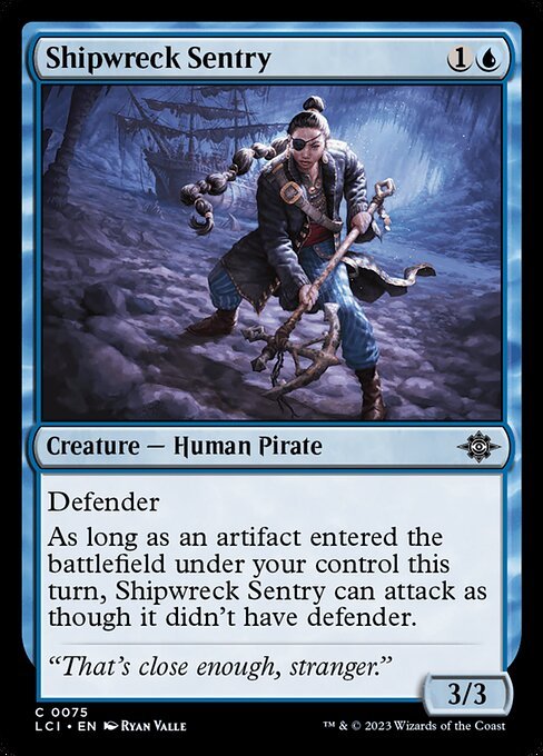 Shipwreck Sentry - Foil<br /><span class="collector-number">Collector No. 75</span>