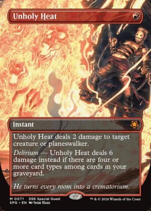 Unholy Heat - Foil<br /><span class="collector-number">Collector No. 71</span>