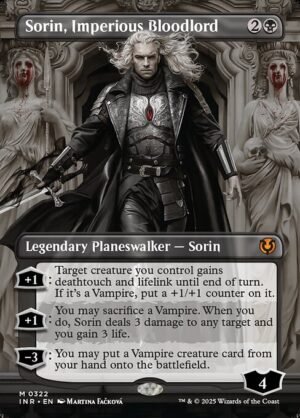 Sorin, Imperious Bloodlord<br /><span class="collector-number">Collector No. 322</span>