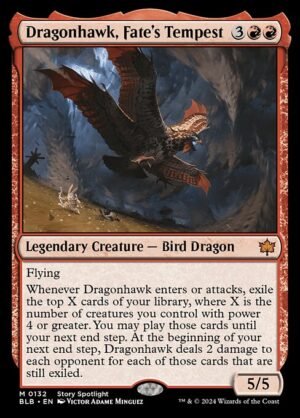 Dragonhawk, Fate's Tempest<br /><span class="collector-number">Collector No. 132</span>