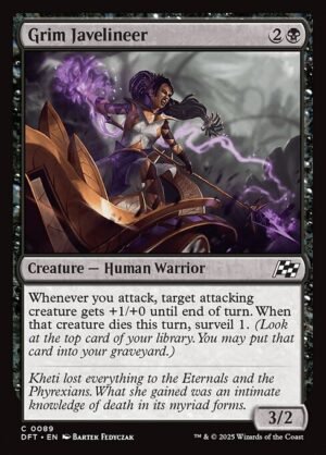 Grim Javelineer - Foil<br /><span class="collector-number">Collector No. 89</span>