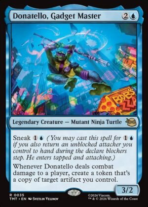 Donatello, Gadget Master - Foil<br /><span class="collector-number">Collector No. 35</span>