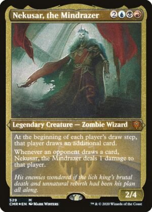 Nekusar, the Mindrazer - Etched<br /><span class="collector-number">Collector No. 529</span>