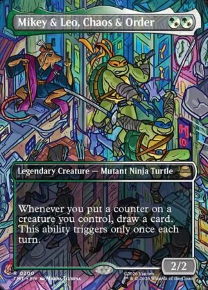 Mikey & Leo, Chaos & Order - Foil<br /><span class="collector-number">Collector No. 200</span>